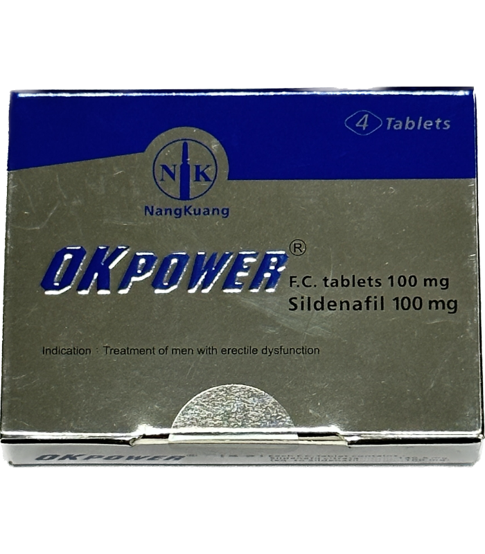 南光美好挺Okpower膜衣錠100mg｜治療勃起障礙(30顆瓶裝)